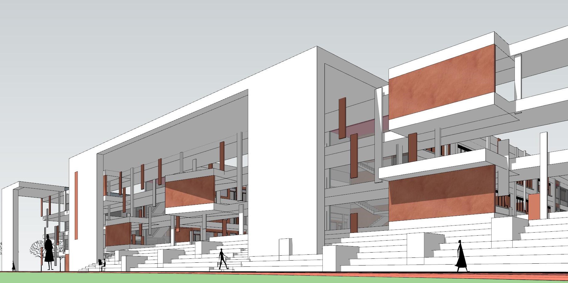 School campus model 04