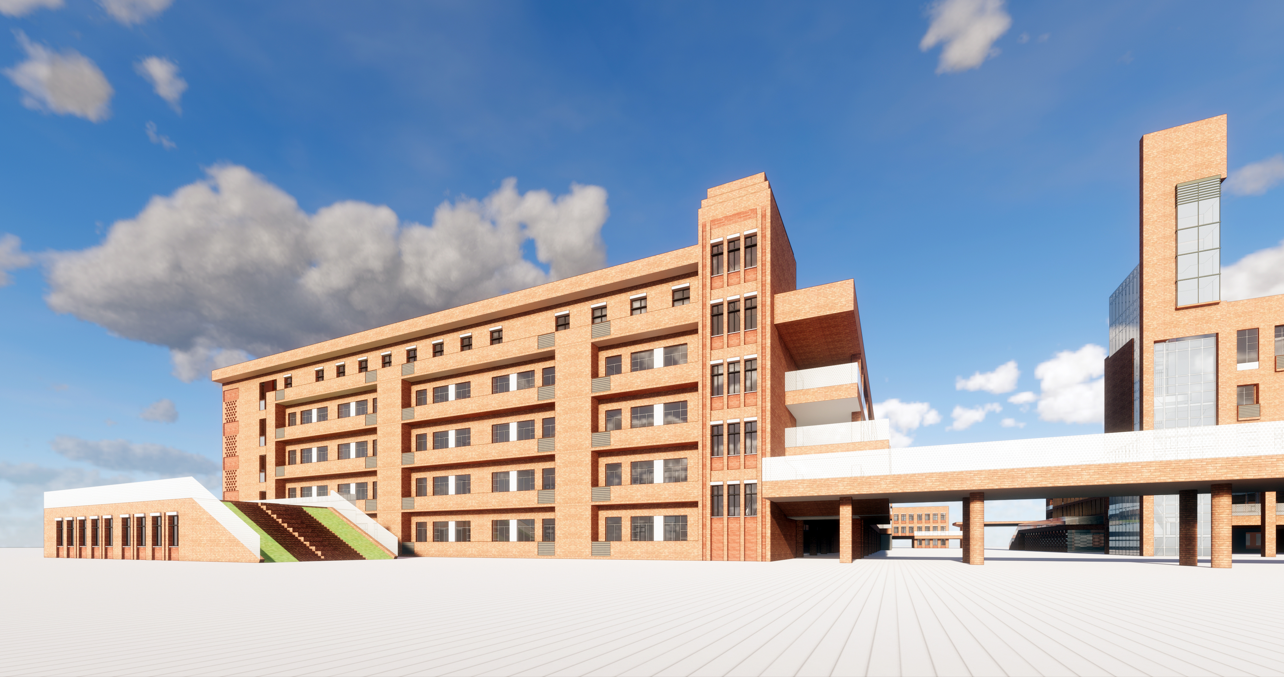 School campus model 08