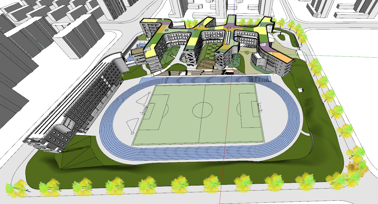 School campus model 34