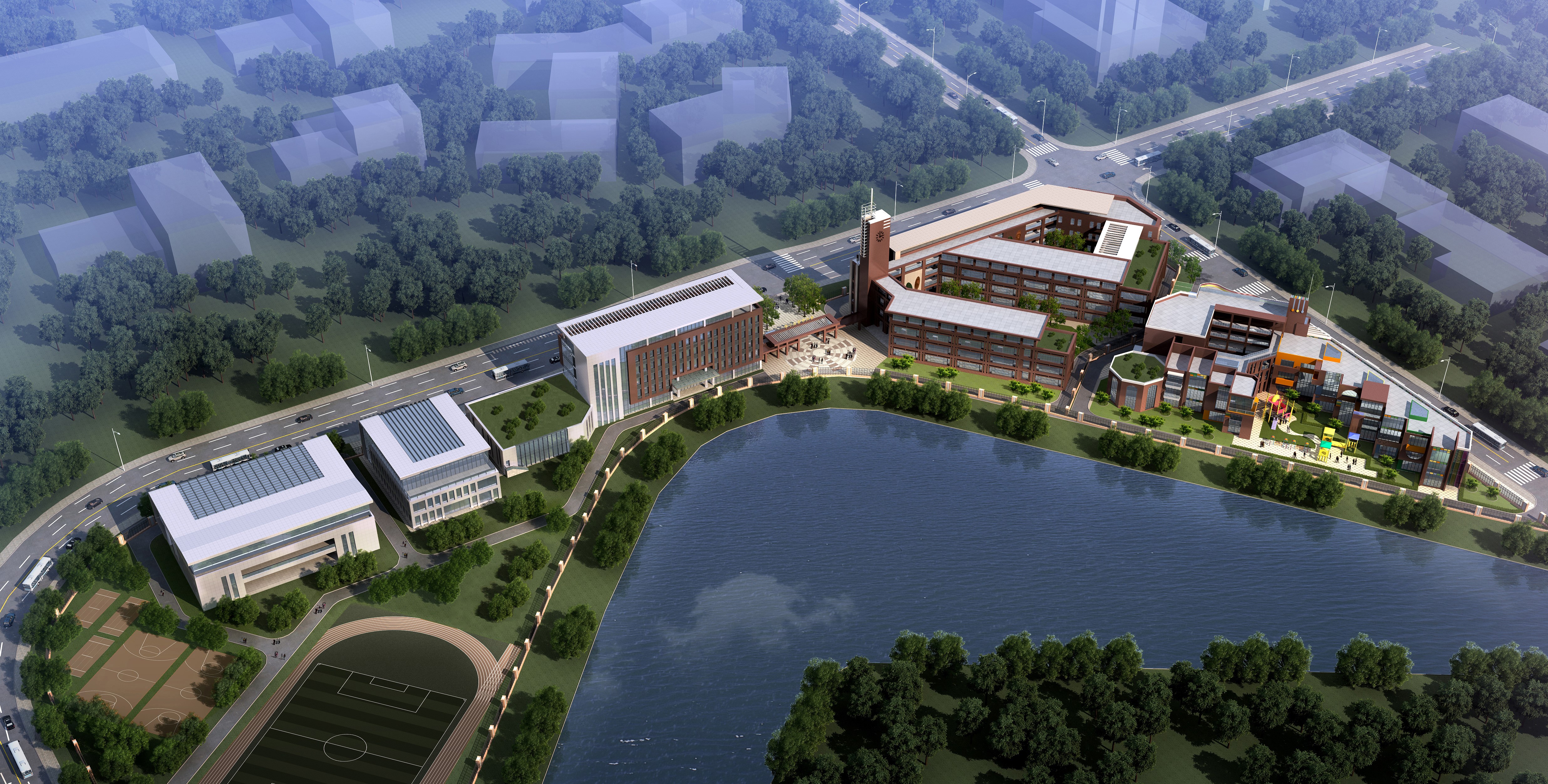 School campus model 24