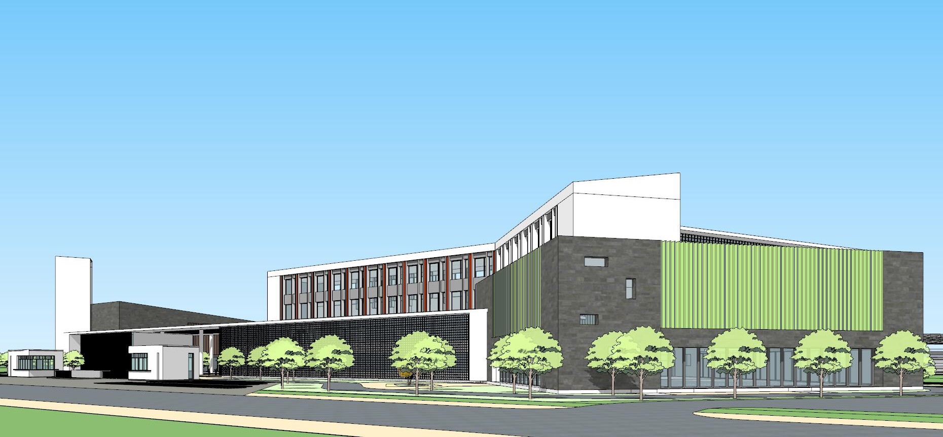 School campus model 07