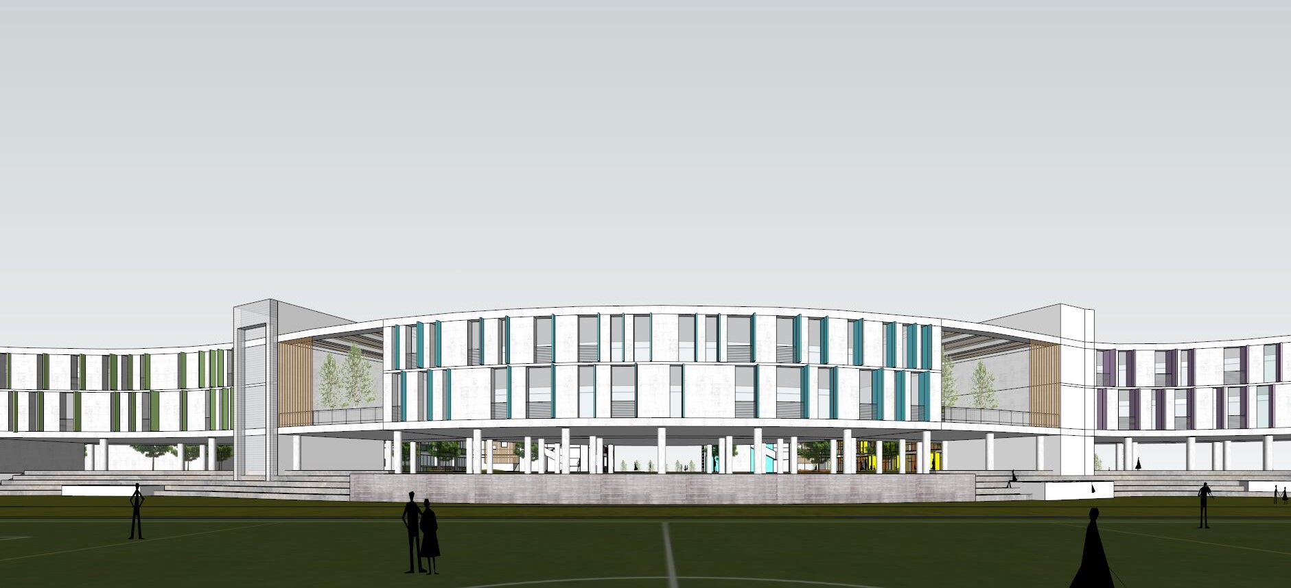 School campus model 19