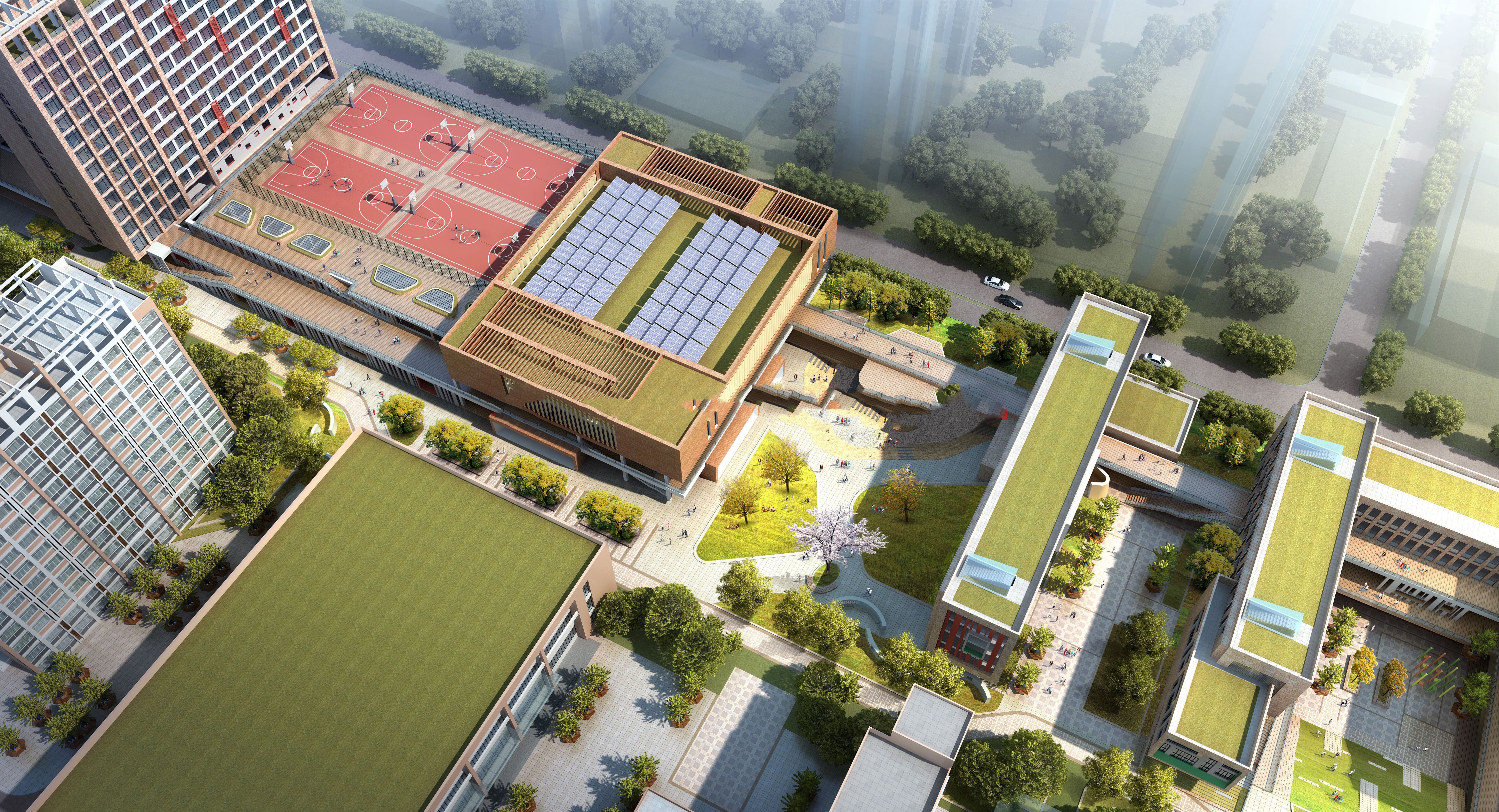 School campus model 10