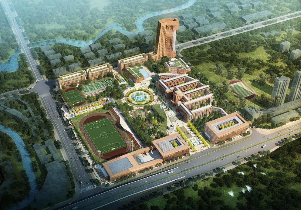 School Campus model 17
