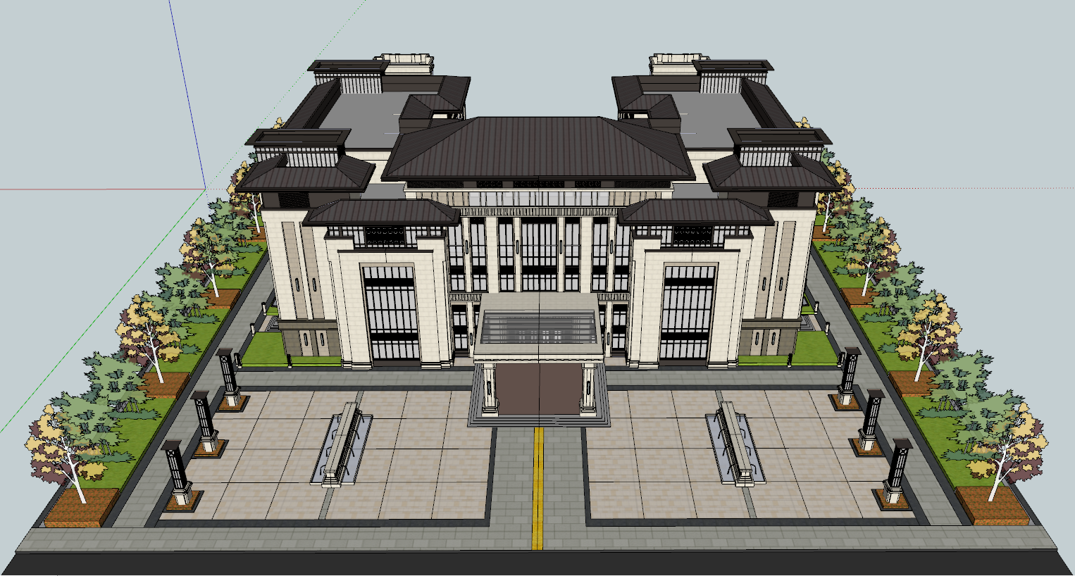 School campus model 38