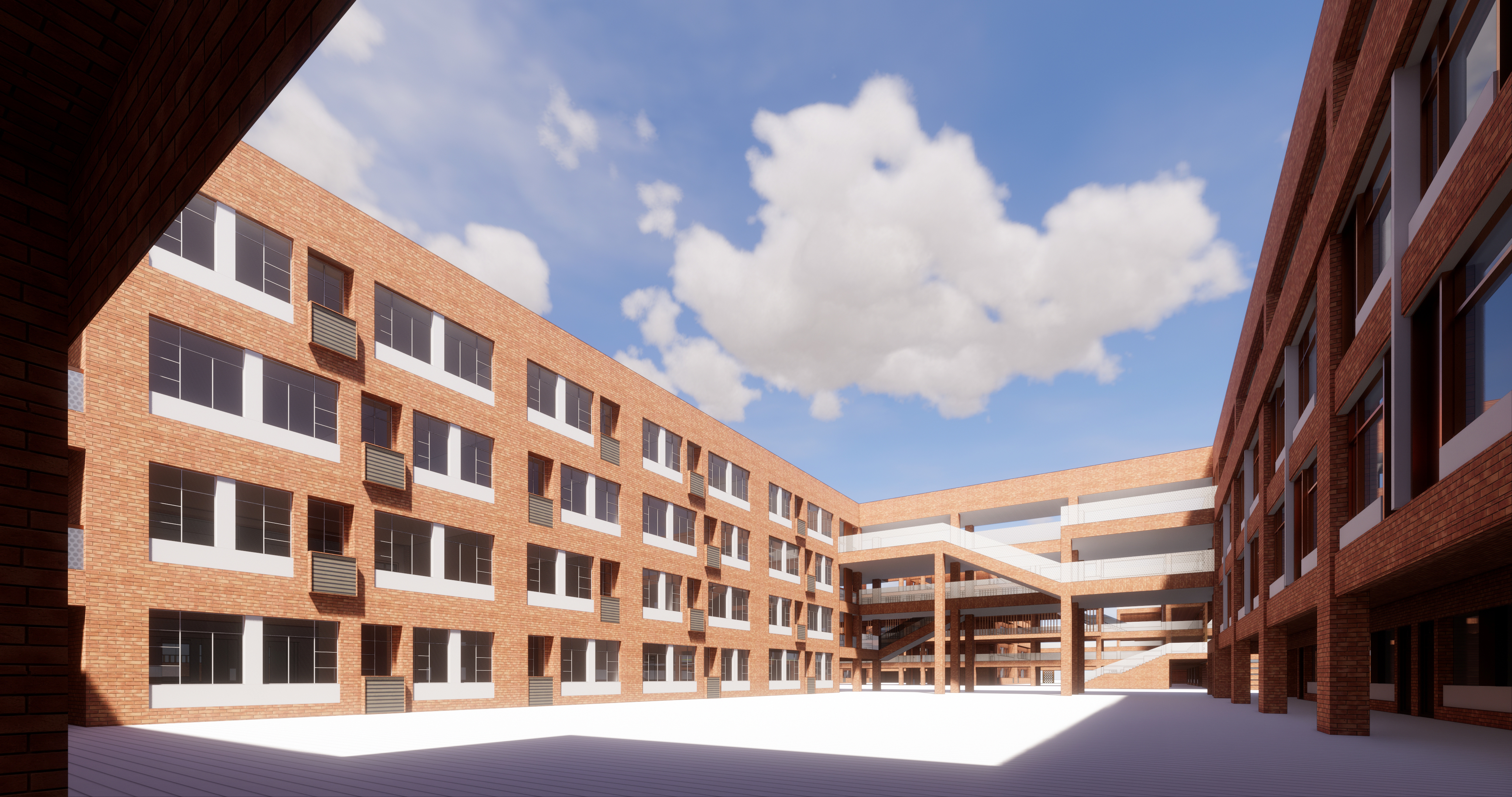 School campus model 08