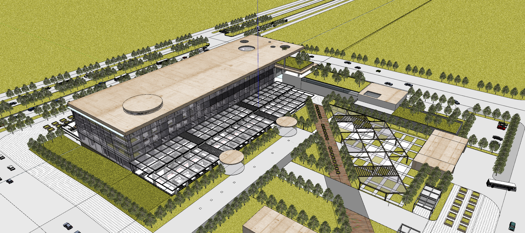 Bus station model 01