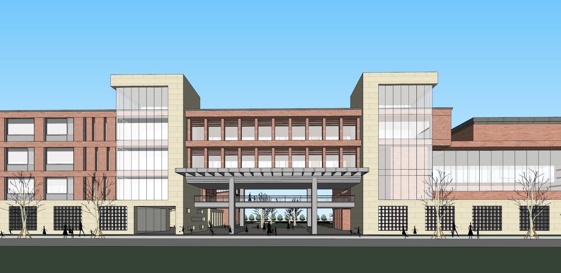 School campus model 110