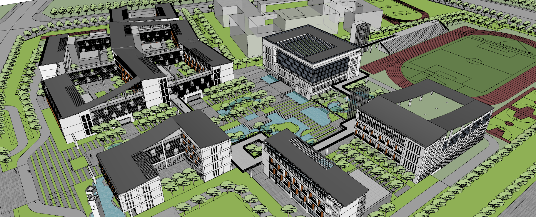 School campus model 103