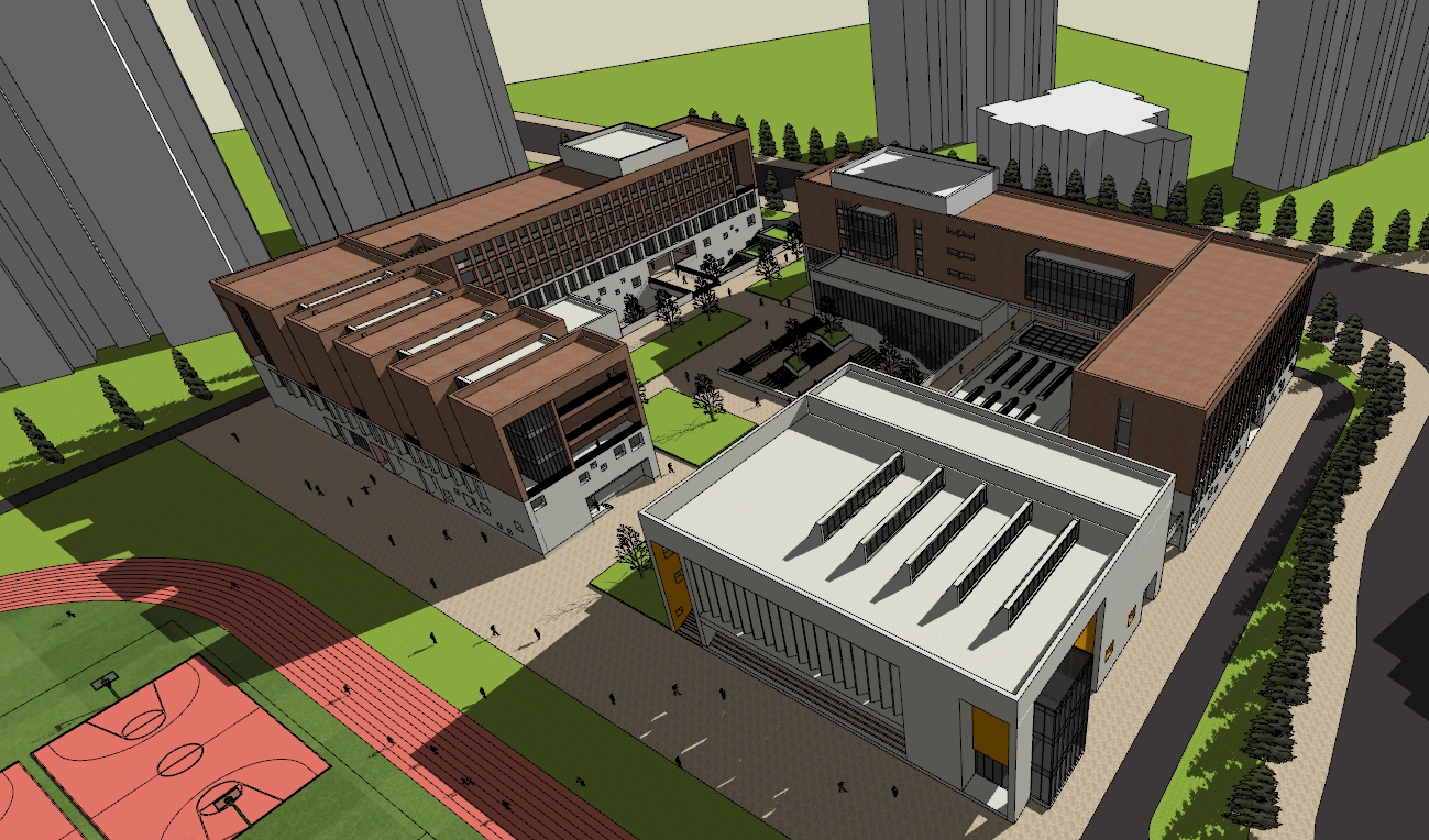 School campus model 30