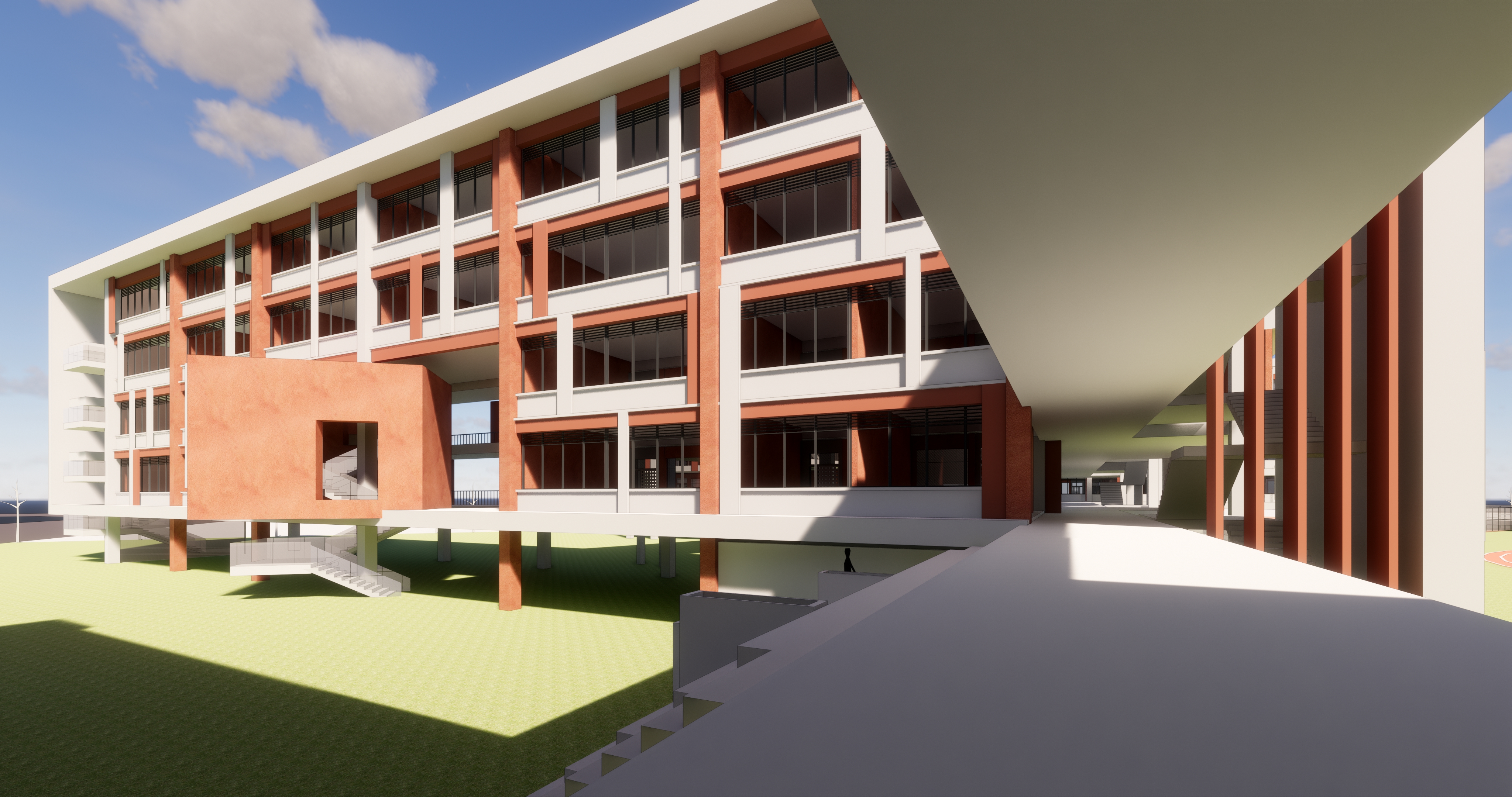 School campus model 04