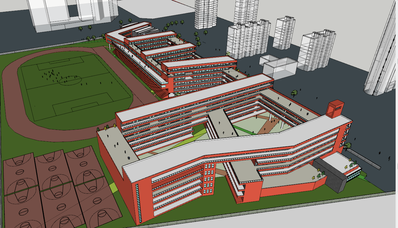 School campus model 25