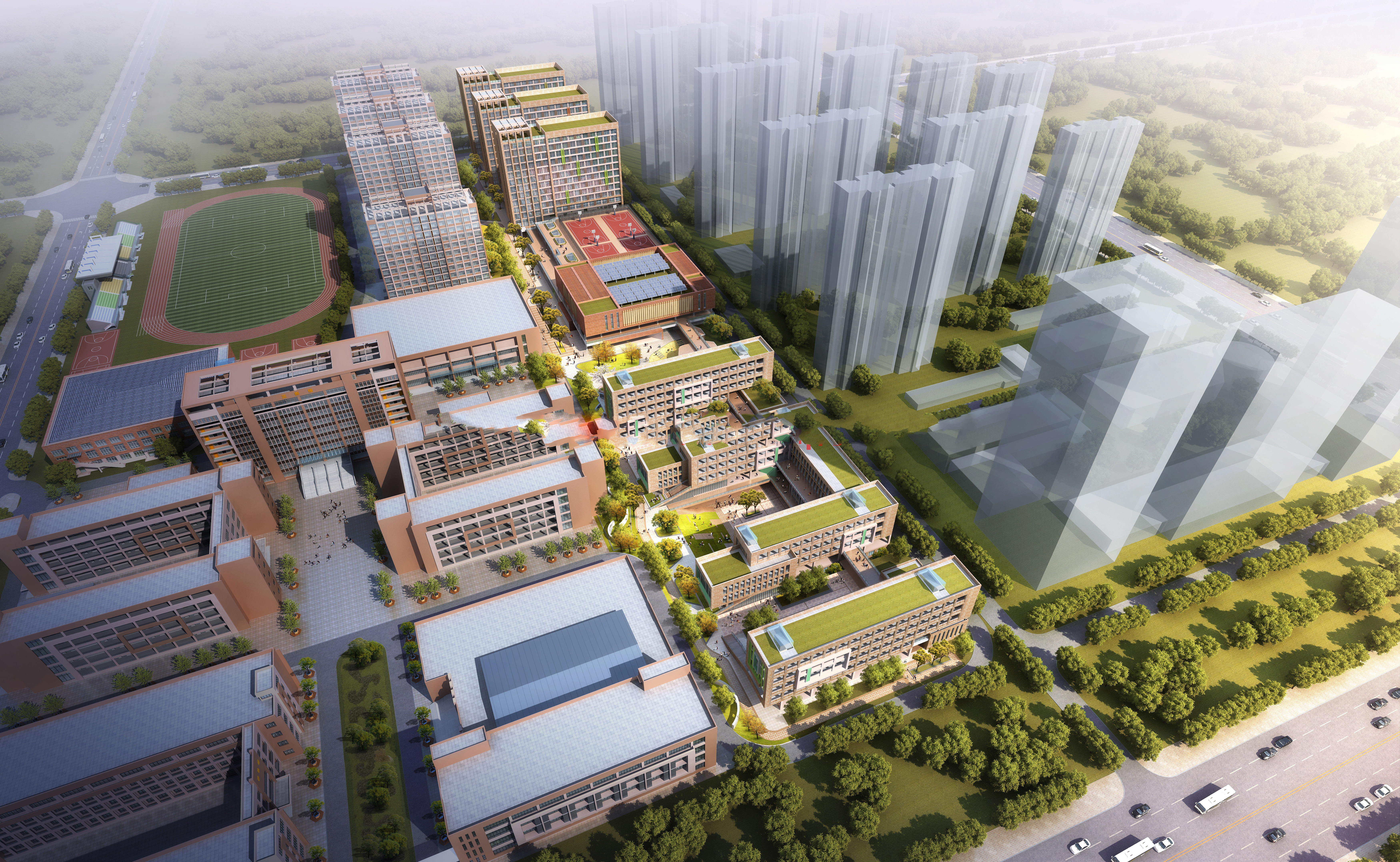 School campus model 10