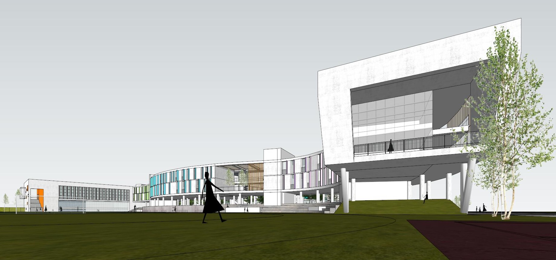 School campus model 19