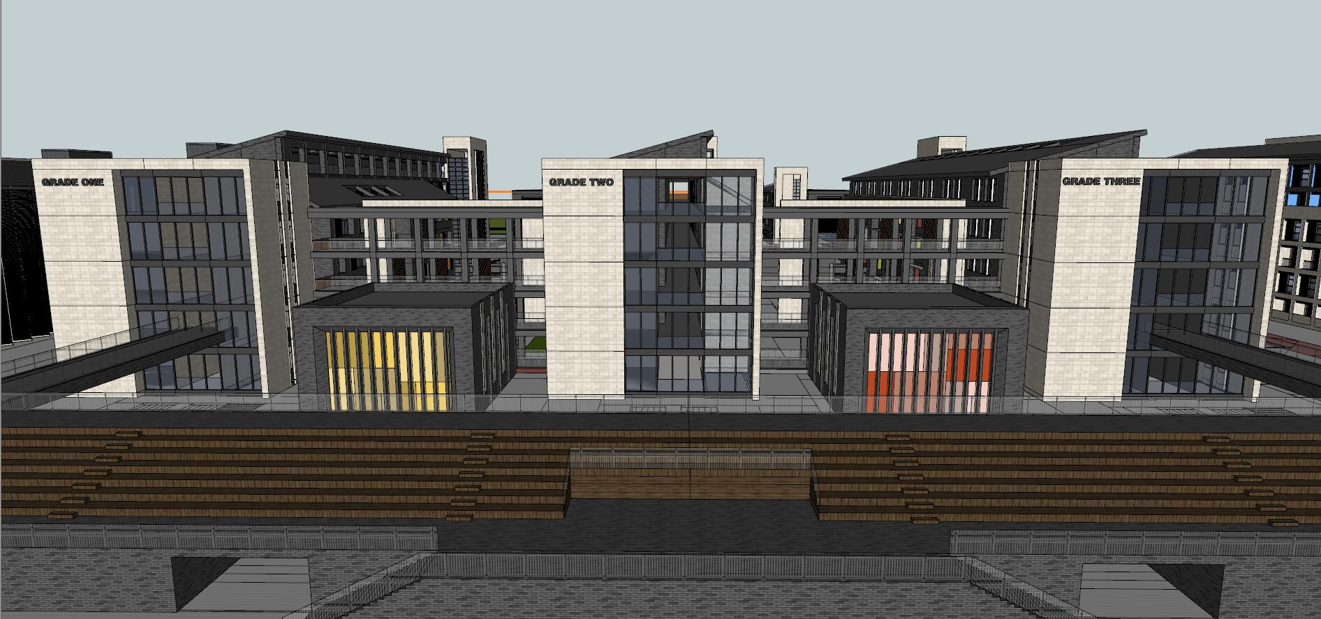 School campus model 12