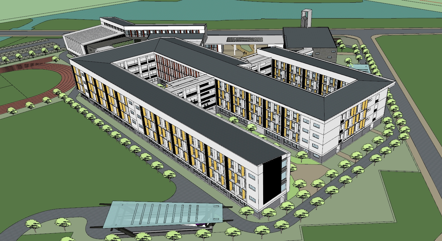 School campus model 07