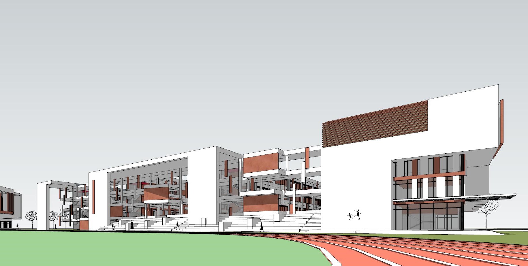 School campus model 04