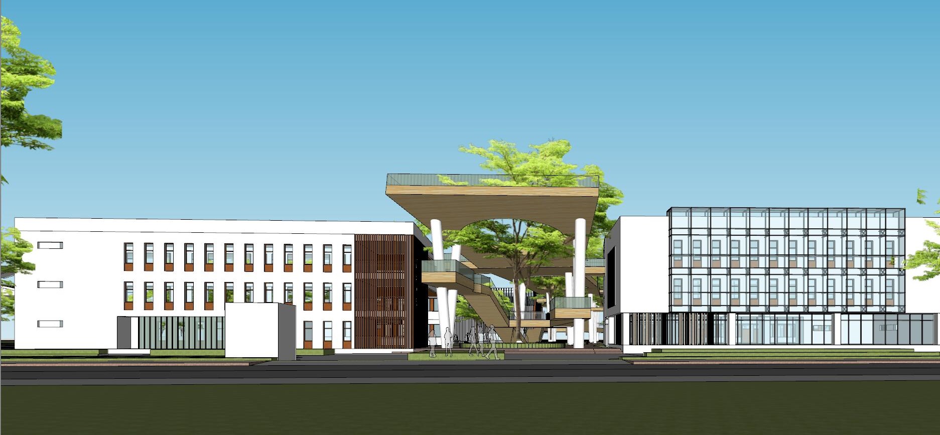 School campus model 114