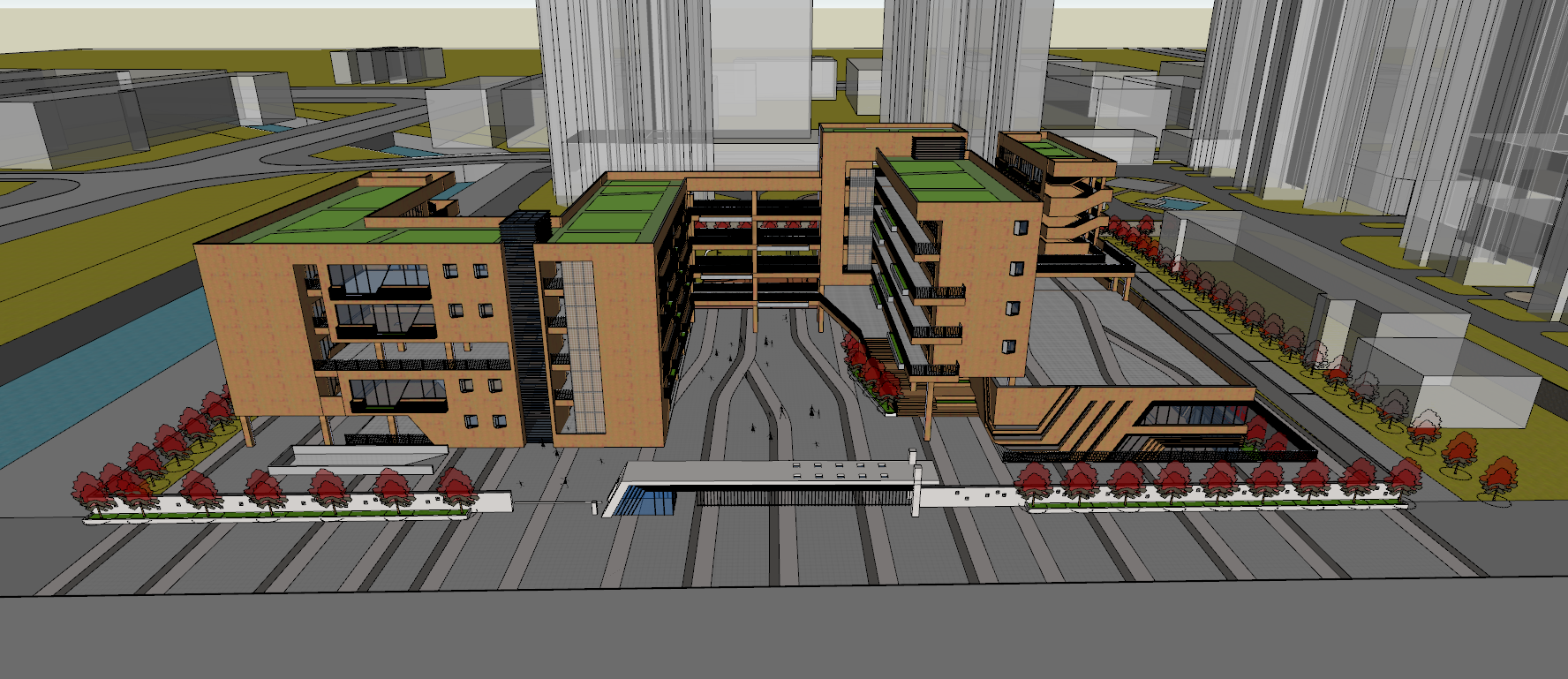 School campus model 115