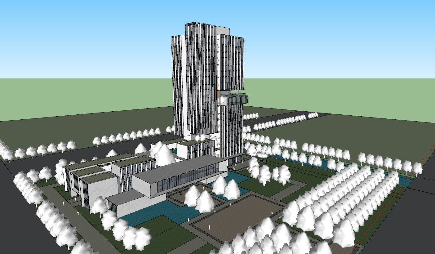 Modern Commercial Building Complex