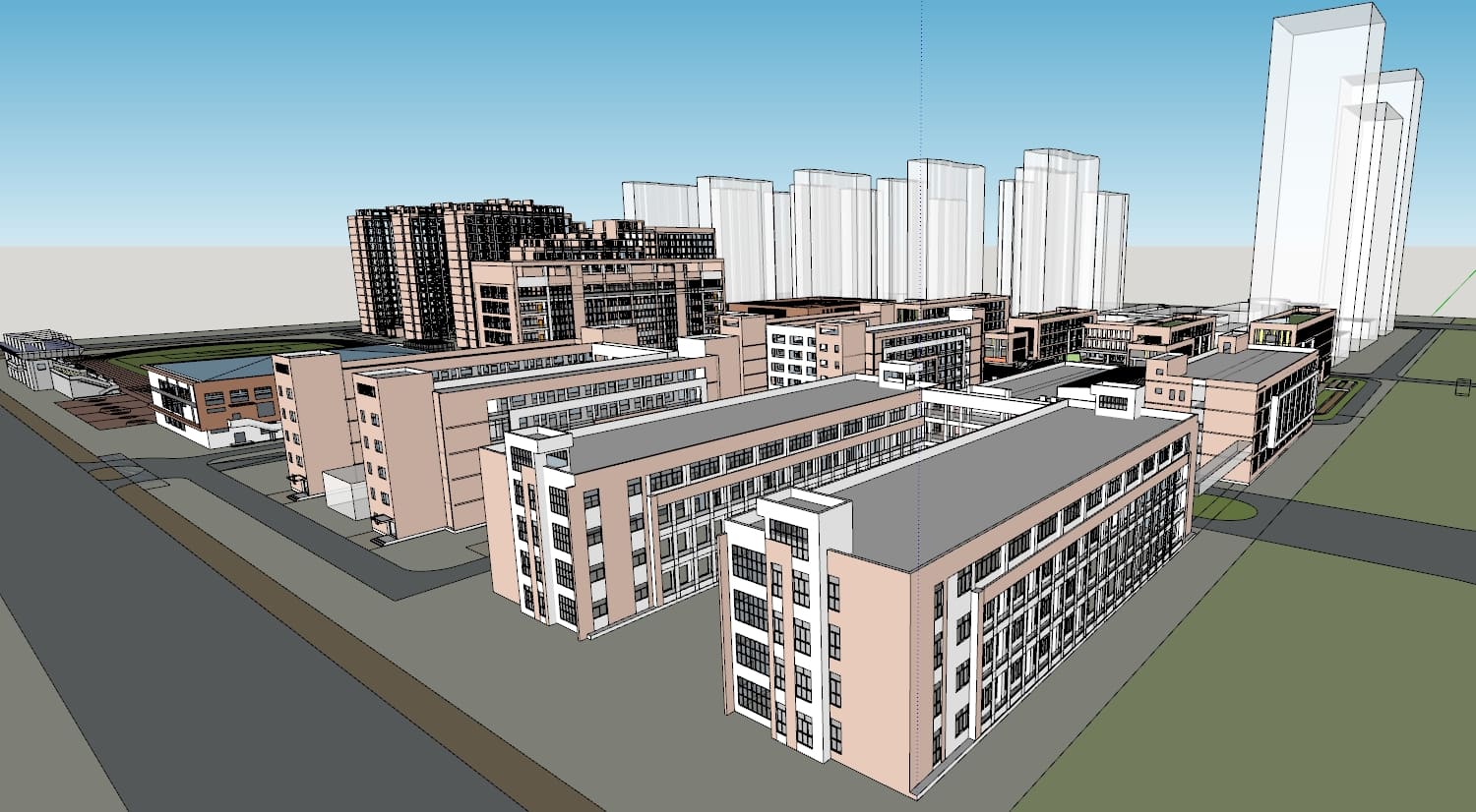 School campus model 10