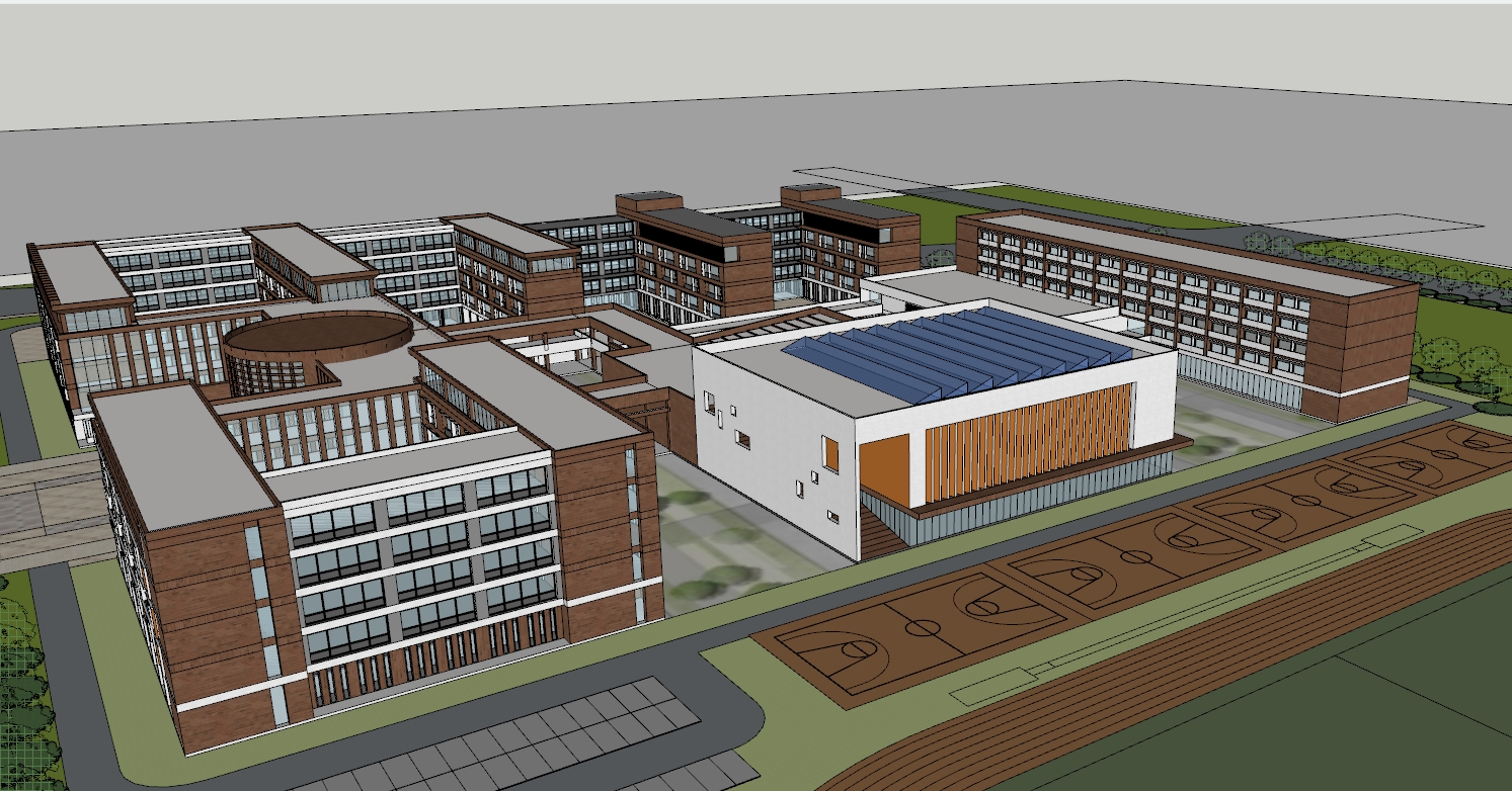 School campus model 14