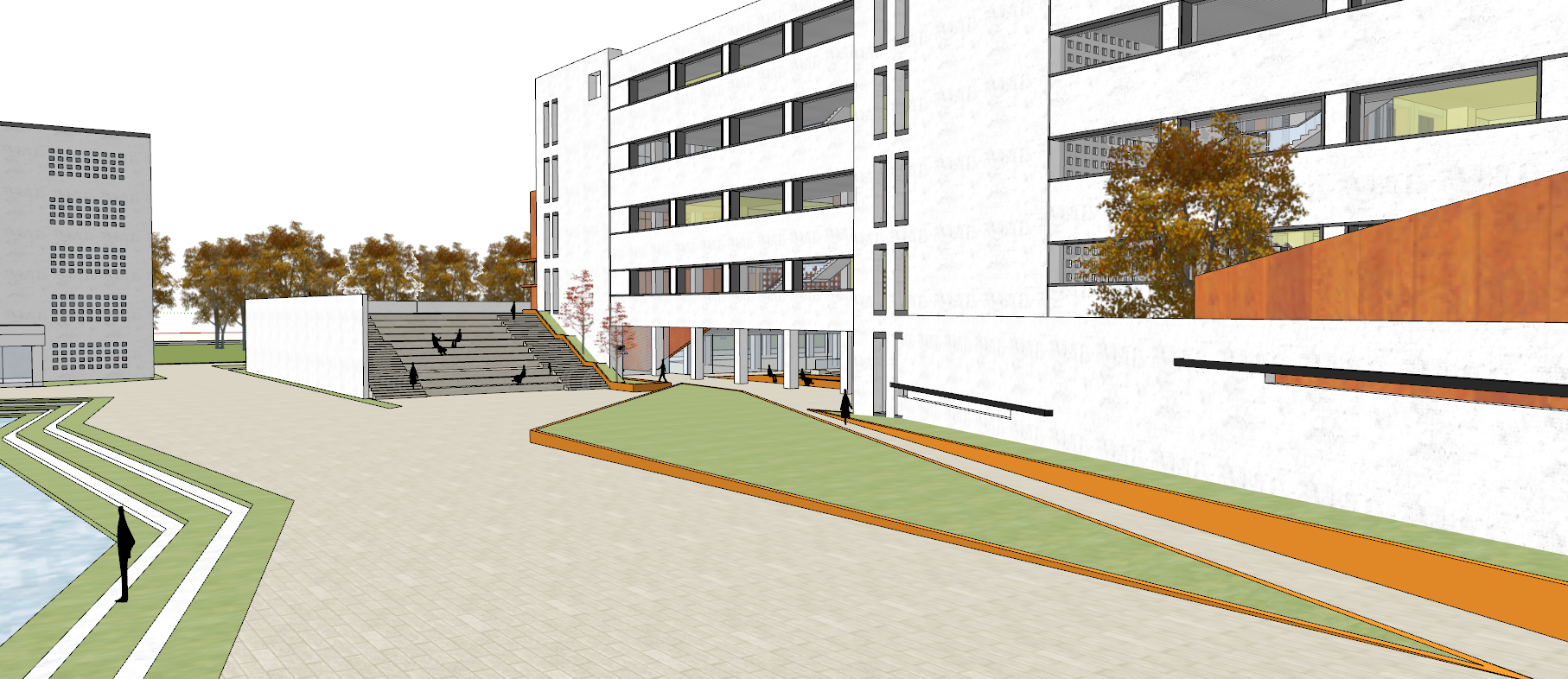 School campus model 123