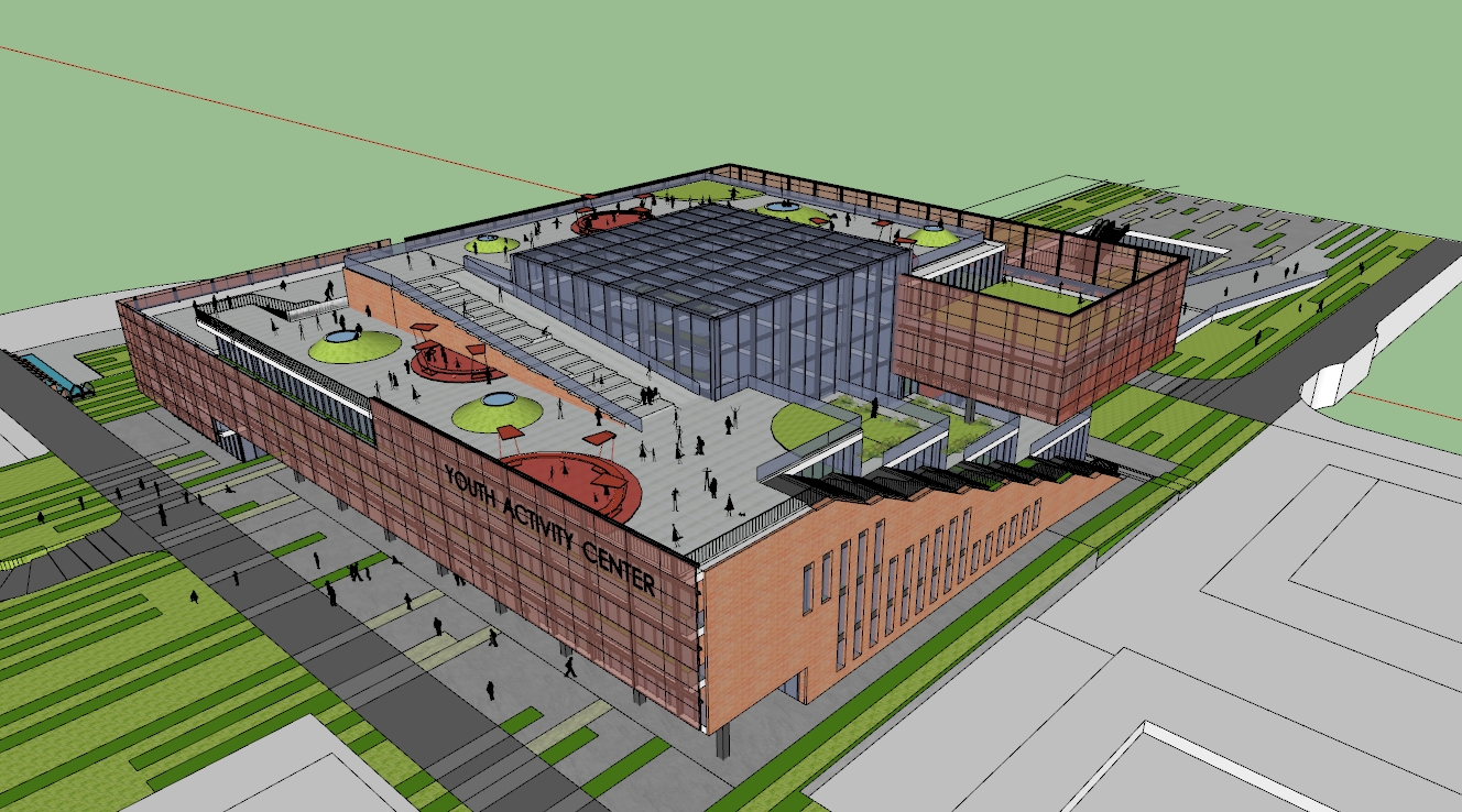 Youth activity center model 01