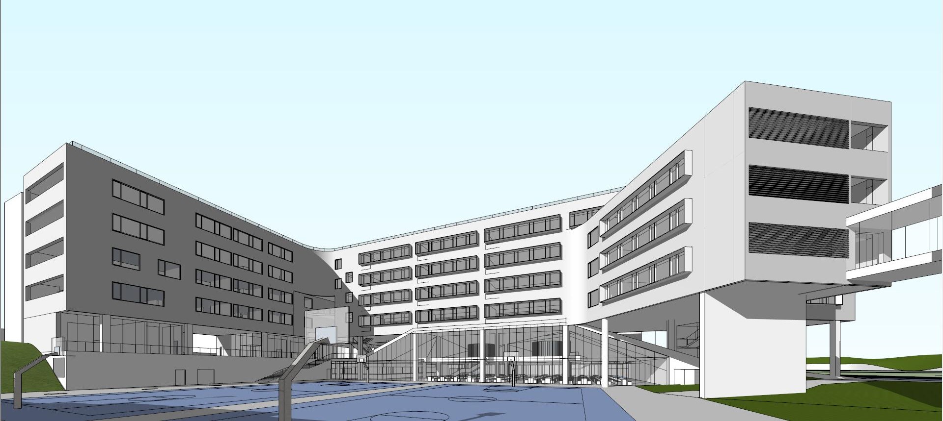 School campus model 34