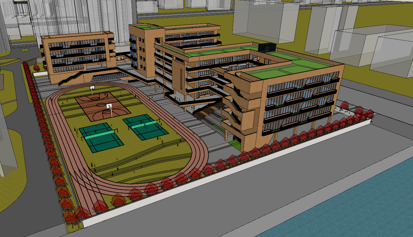 School campus model 115