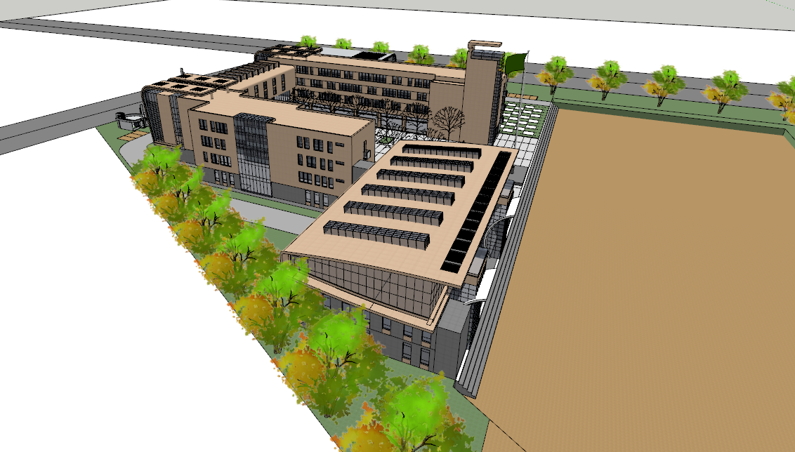 School campus model 80