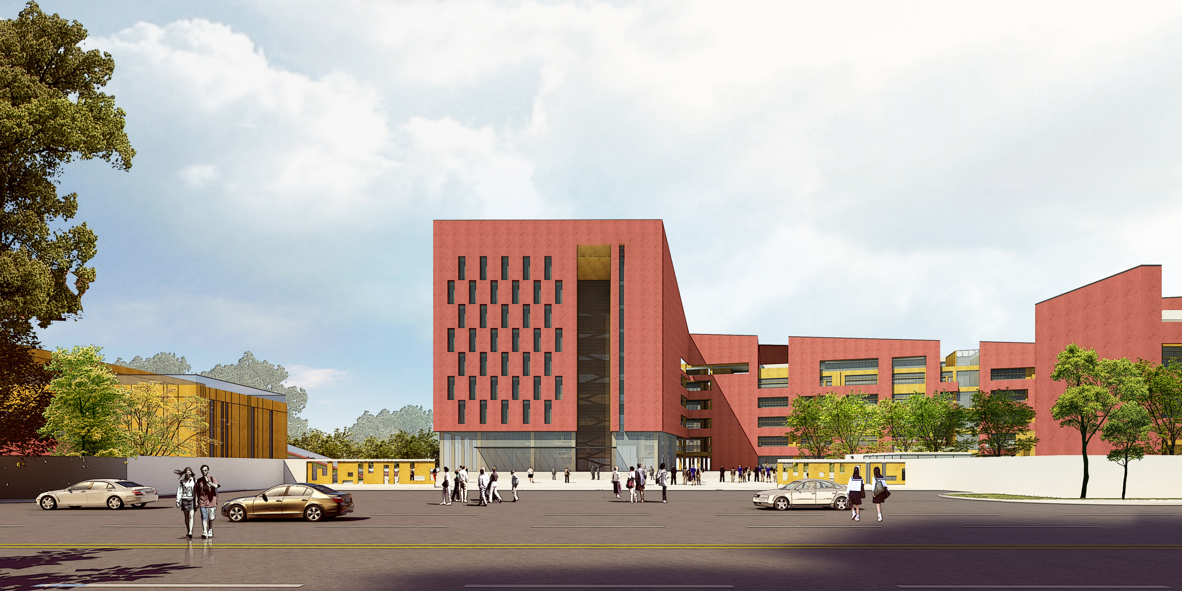 School campus model 51