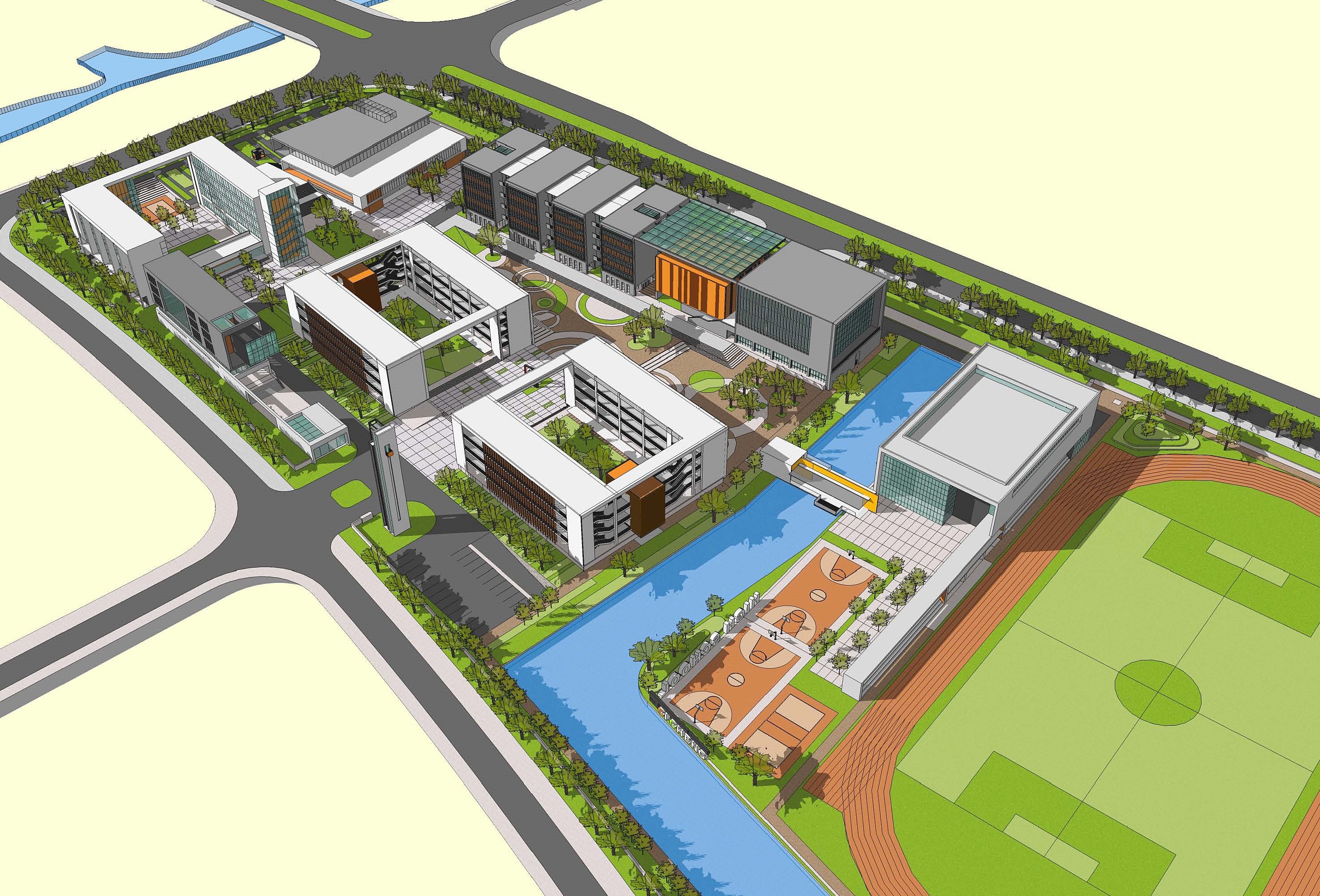 School campus model 53