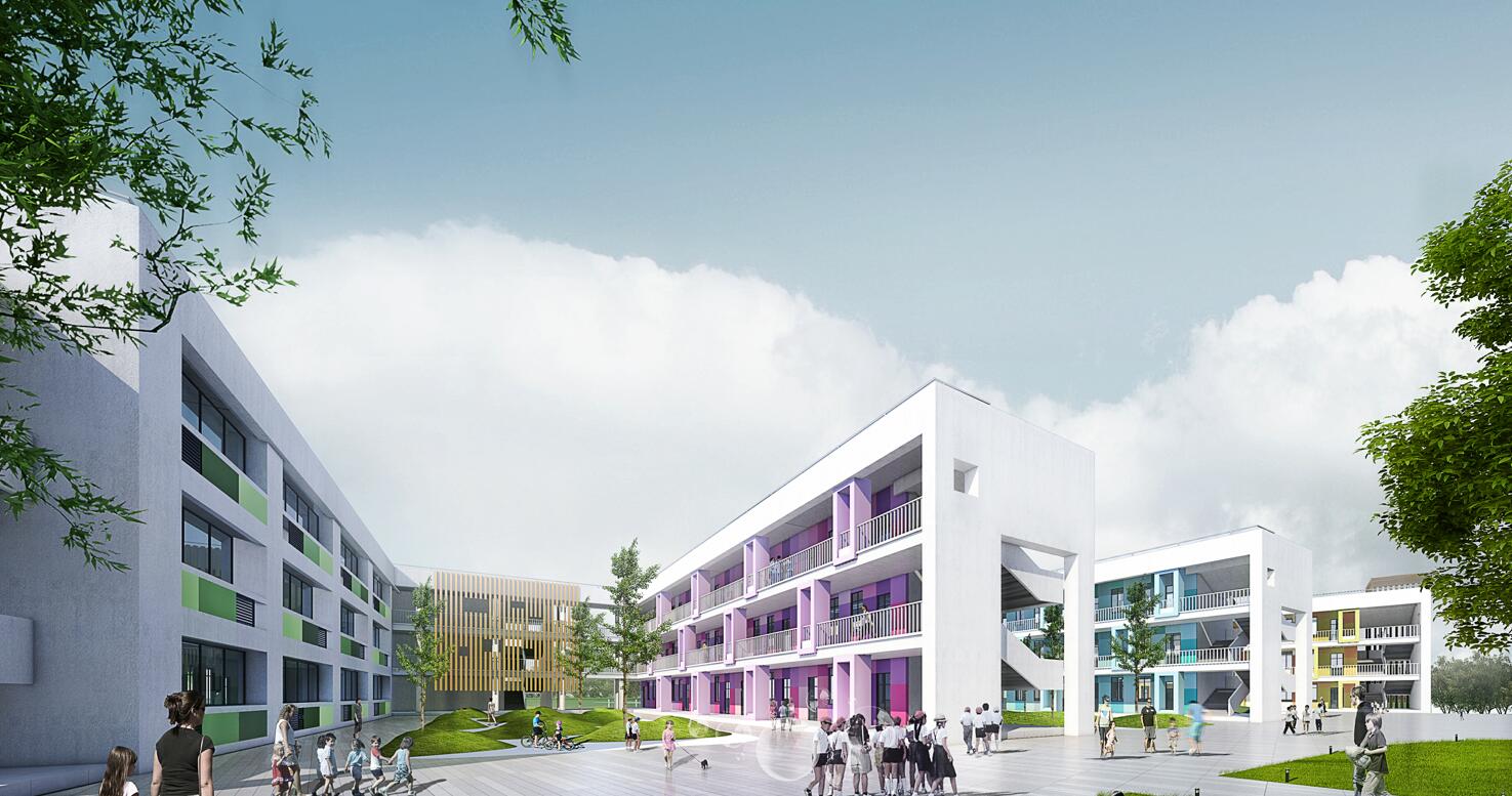 School campus model 19