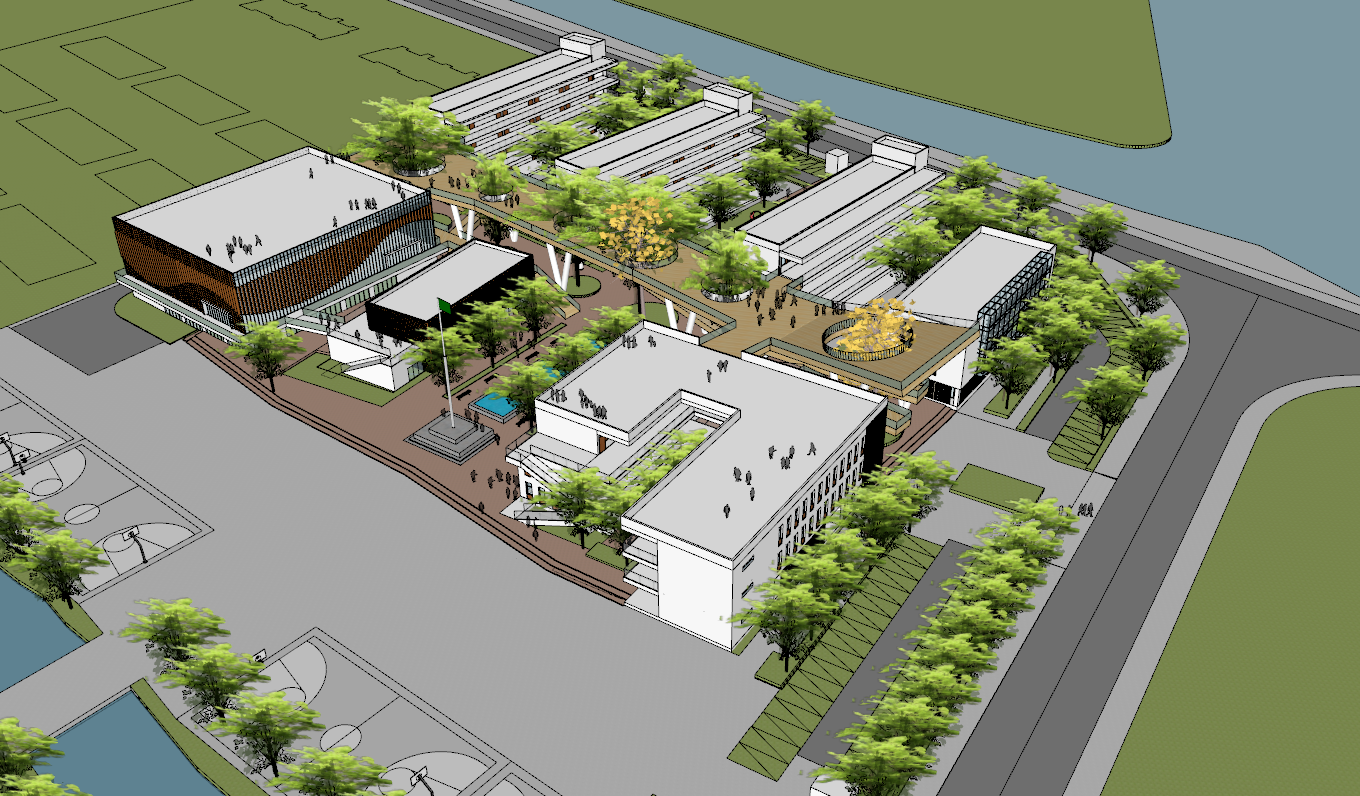 School campus model 114