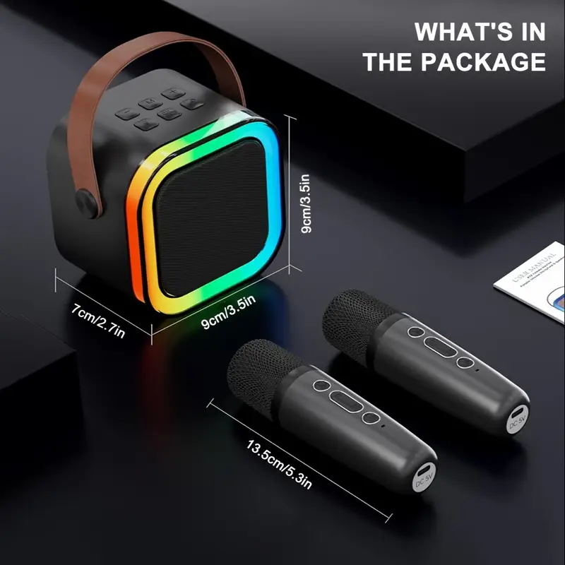 Portable Bluetooth Karaoke Speaker