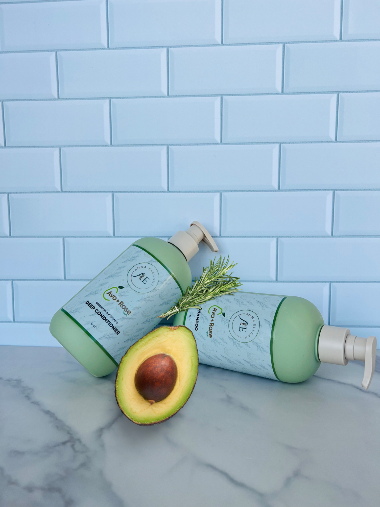 Avo + Rose Shampoo & Condioner