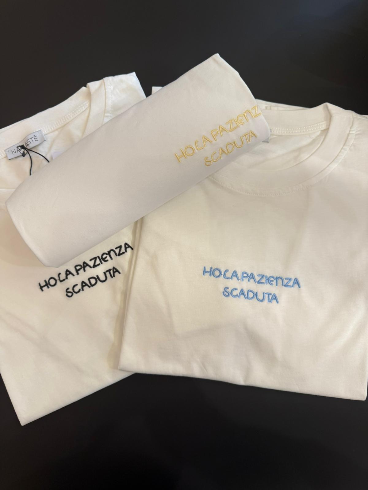 T-shirt "Ho la Pazienza Scaduta"