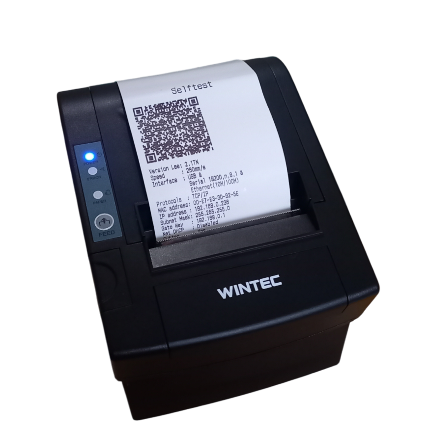 Printer Thermal merk Wintec 91PT 80mm port usb, Serial dan LAN