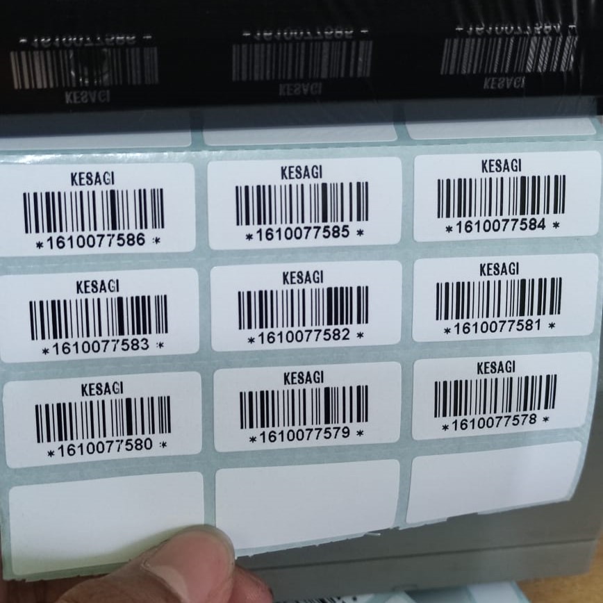 Label Sticker cetak barcode
