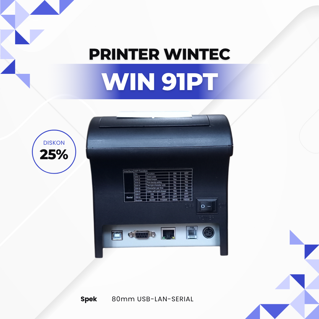 Printer Thermal merk Wintec 91PT 80mm
