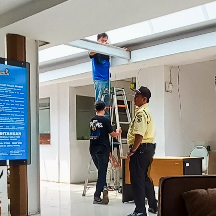 Instalasi mesin absensi solution x100c