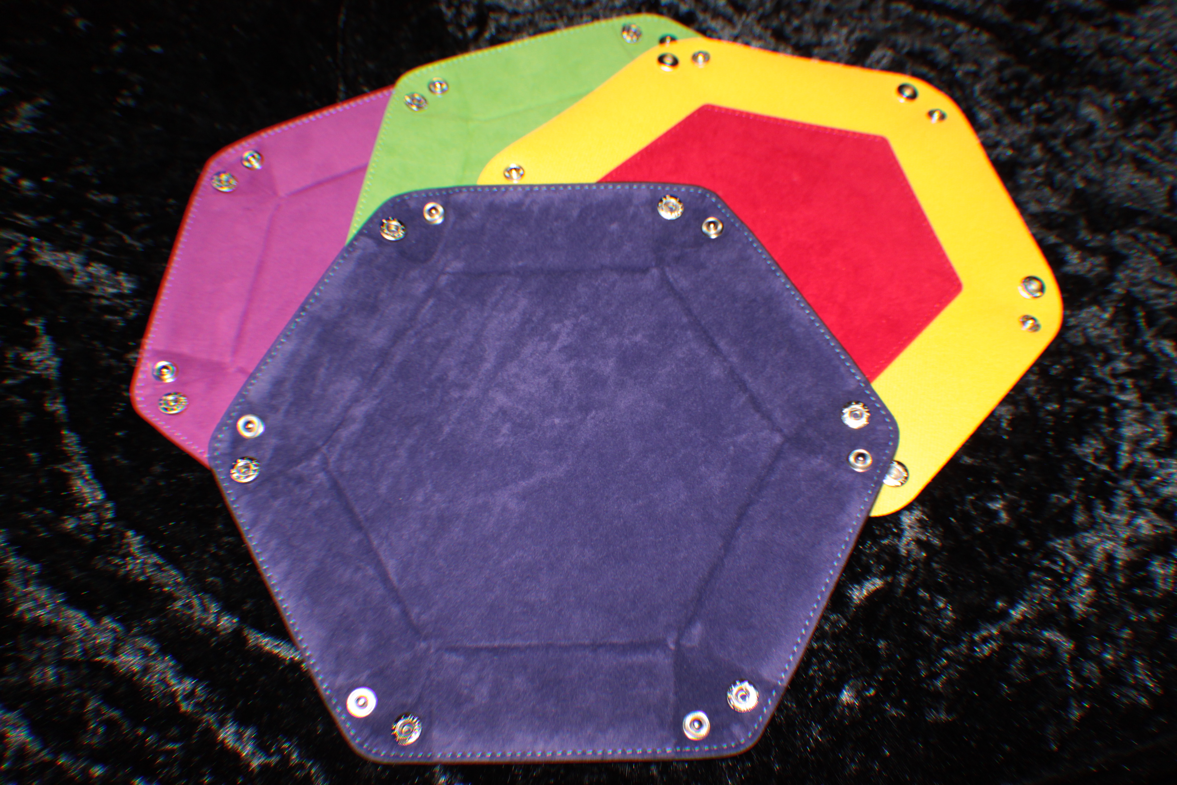 Eggplant Purple Folding Dice Tray