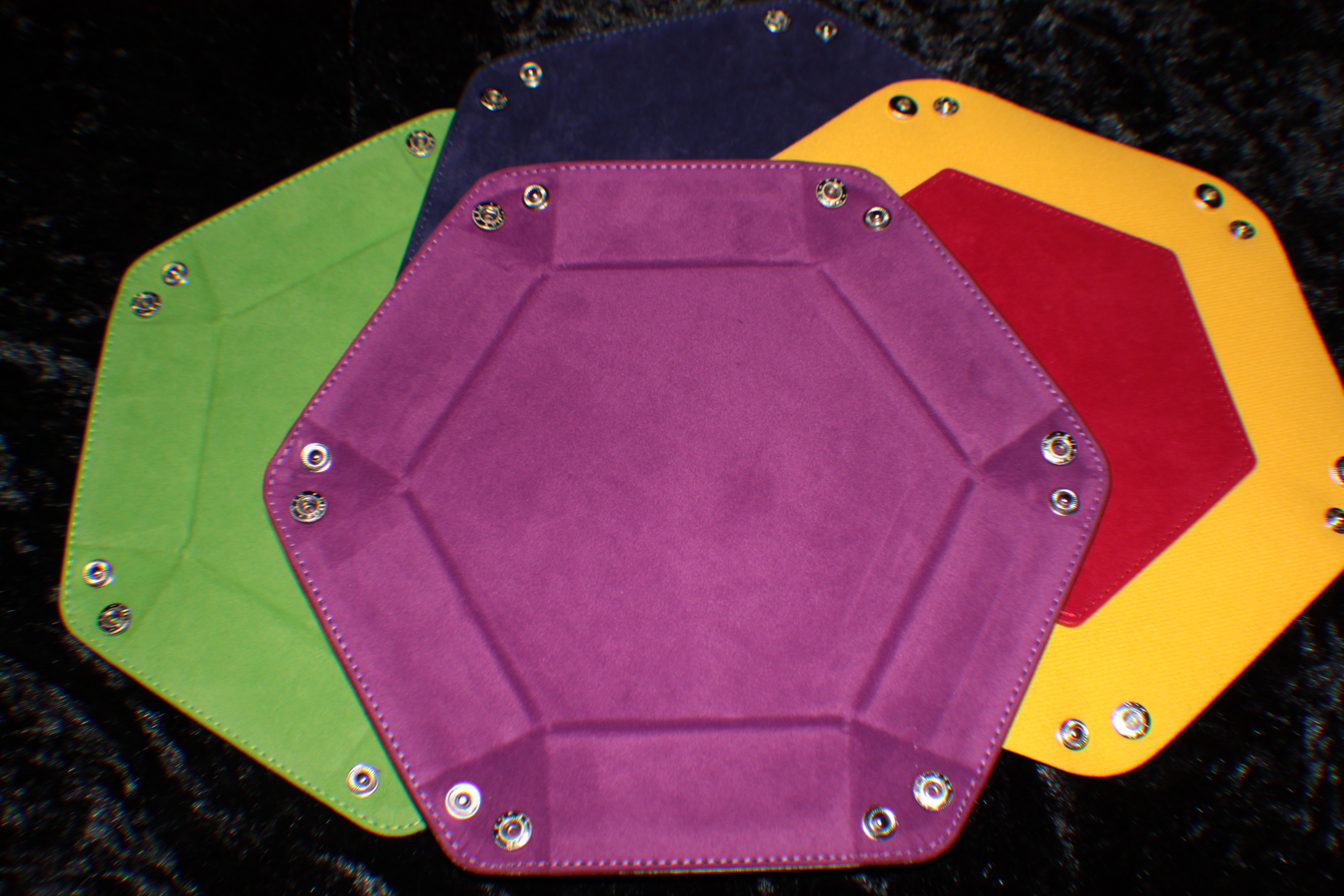 Plum Purple Folding Dice Tray