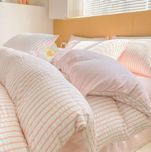 Striped Bedding Set