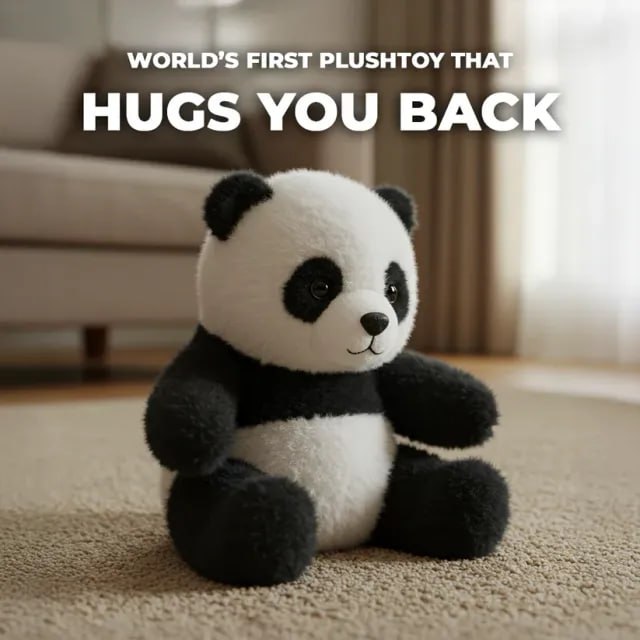 Hugging Panda Plush Toy