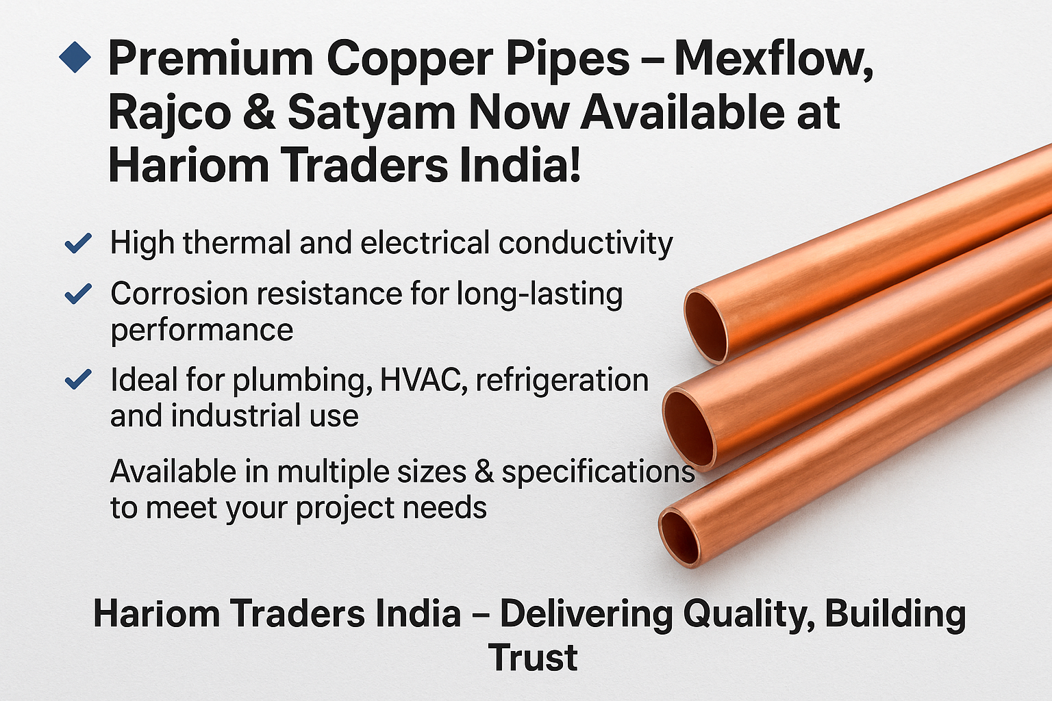 Premium Copper Pipes