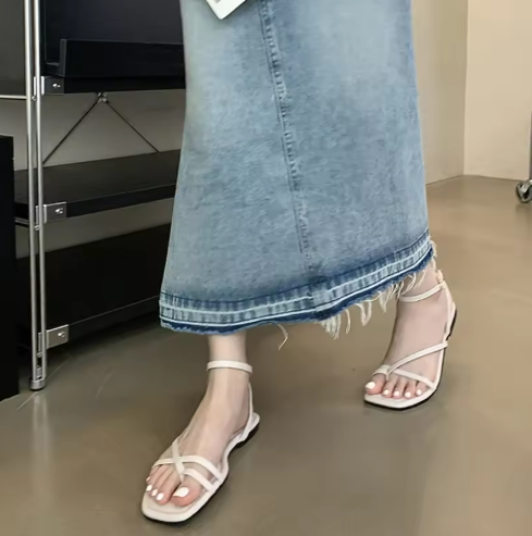 Strappy Flat Sandals