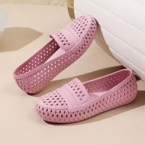 Pink Loafers