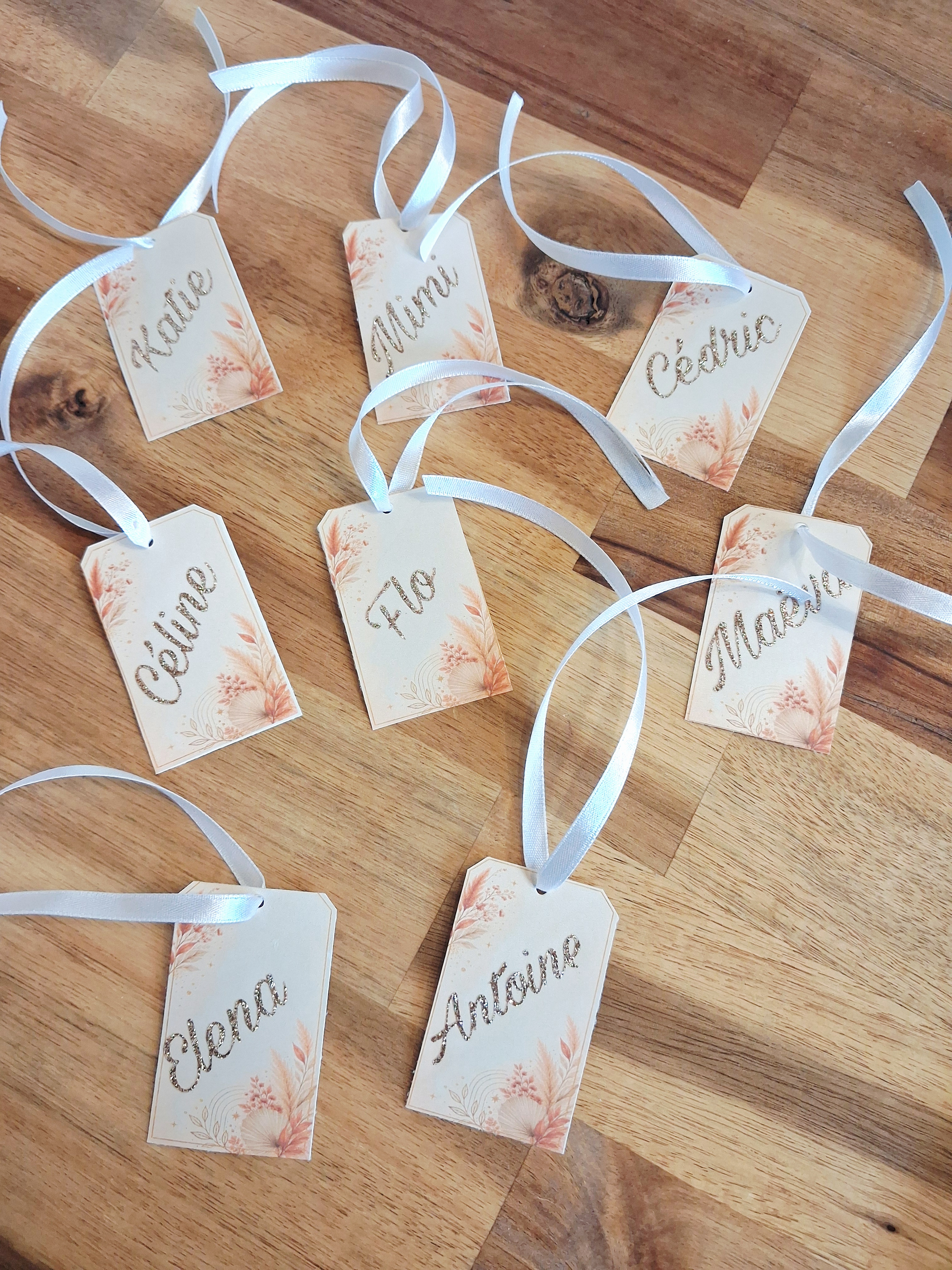 Étiquette personnalisée – Cadeau invité & marque-place